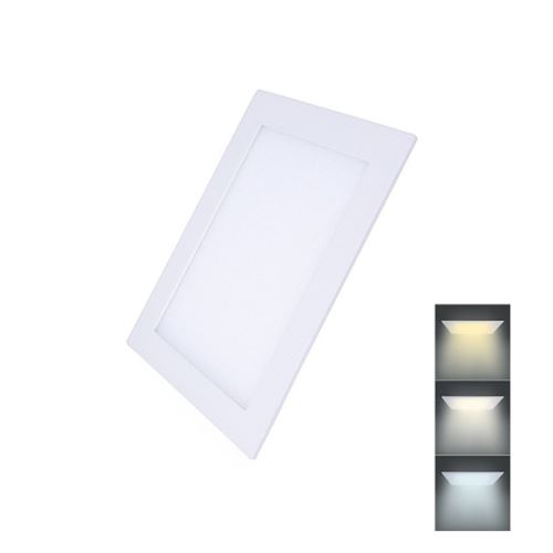Solight LED mini panel CCT, podhledový, 12W, 900lm, 3000K, 4000K, 6000K, čtvercový - WD1