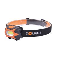 Solight čelová LED svítilna, 3W COB, 3x AAA - WH25