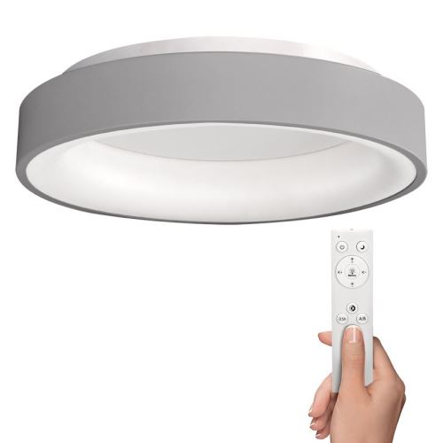 Solight LED stropní světlo kulaté Treviso, 48W, 2880lm, stmívatelné, dálkové ovládání, š