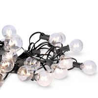 Solight LED venkovní řetěz s žárovkami, 25 žárovek, 15m+5m, 20W, teplá bílá - WO794_2