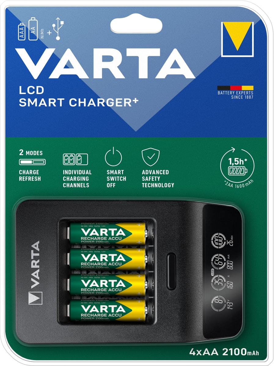 Nabíječka VARTA LDC SMART CHARGER +4R6 2100 57684101441