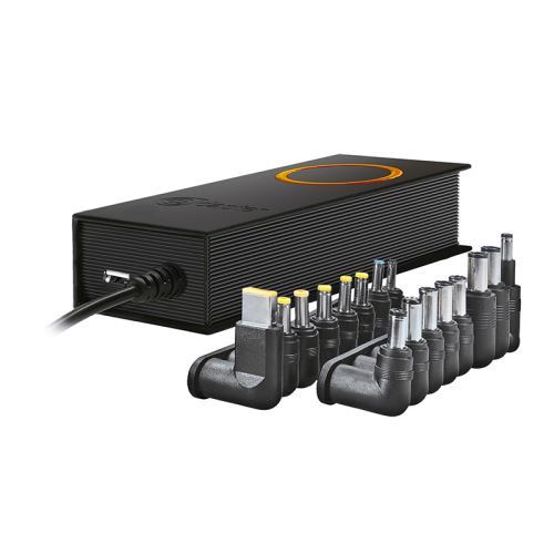 Solight univerzální zdroj pro notebooky, 90W, 16 koncovek, automatický - DA90_1