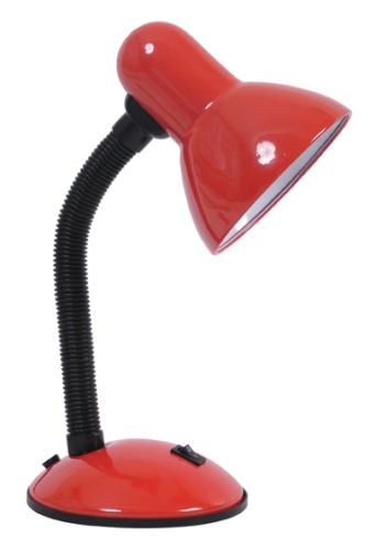 ECOLITE kancelářská stolní lampa BOND, L077-CV (červená)svít.stolní.BONDčervená60W E27 L