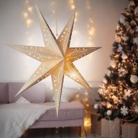 Solight LED vánoční hvězda, závěsná, 60cm, 20x LED, časovač, 2x AA - 1V255ván.HVĚZDA 2 (5)