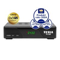 SET TOP BOX TESLA TE-300 - DVB-T2 (H.265/HEVC), ověřeno CRA