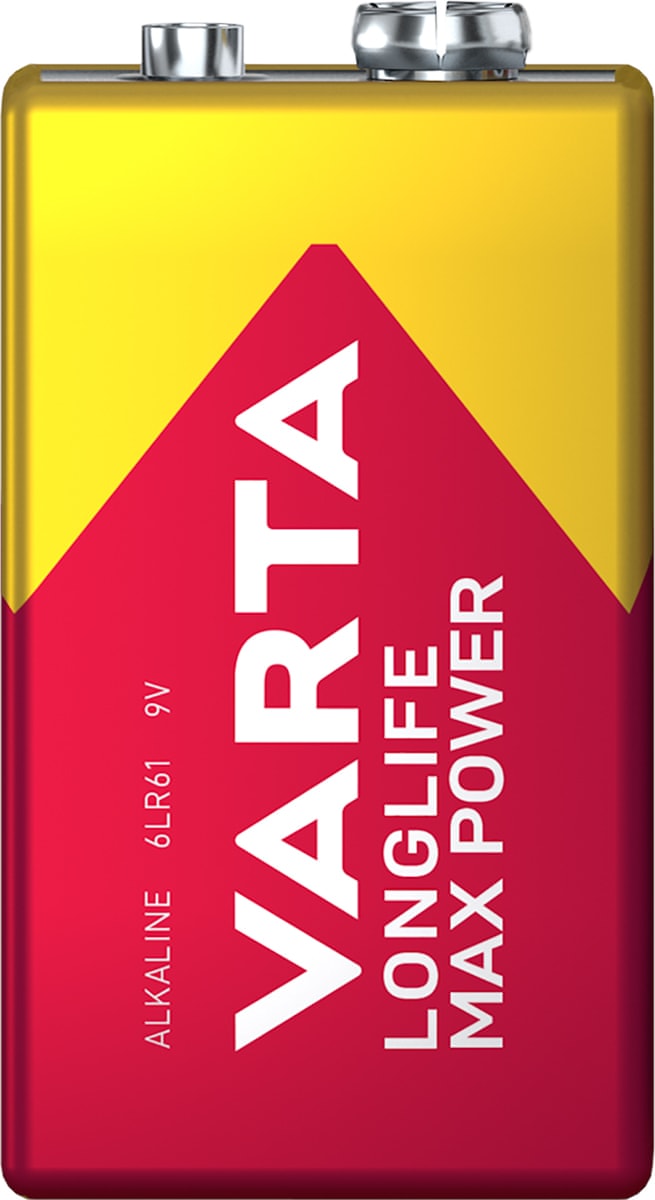 Baterie Varta 4722, 9V alk. Longlife MAX POWER