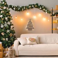 Solight LED nástěnná dekorace vánoční stromek, 24x LED, 2x AA - 1V260ván.STROMEK 24LED (7)
