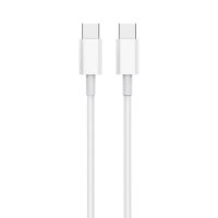 Nabíjecí a datový kabel TECHNIK USB-C/USB-C 1m, 60W 20V 3A, bílý