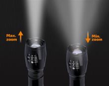 Solight LED nabíjecí svítilna, 300lm, Cree, zoom, power banka, Li-Ion - WN26_5
