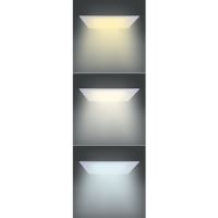 Solight LED mini panel CCT, podhledový, 12W, 900lm, 3000K, 4000K, 6000K, čtvercový - W (1)