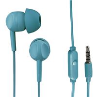 Thomson sluchátka s mikrofonem EAR3005, silikonové špunty, tyrkysová  132483