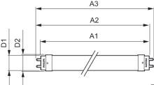 LED zářivka PhilipsEcofit LEDtube 1200mm HO 18W 840 T8 S