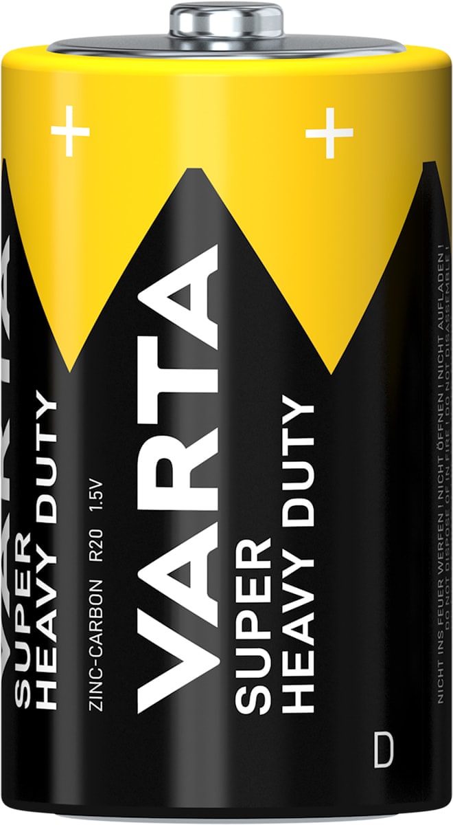 Baterie Varta 2020, R20 vol.