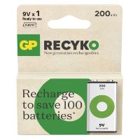 Nabíjecí baterie GP ReCyko 200 (9V) B2552