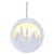 Solight LED dekorace závěsná, les a chatka, bílá, 2x AAA - 1V223-B
