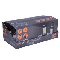 Solight LED svítilna pracovní, 3W COB + 3 SMD LED, hák + magnet, 3 x AAA - WL108sv. pl (1)
