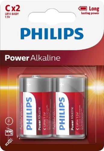 Baterie Philips LR14P2B/10 Power Alkalická C 2ks_1