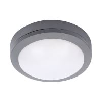 Solight LED venkovní osvětlení Siena, šedé, 13W, 910lm, 4000K, IP54, 17cm - WO746