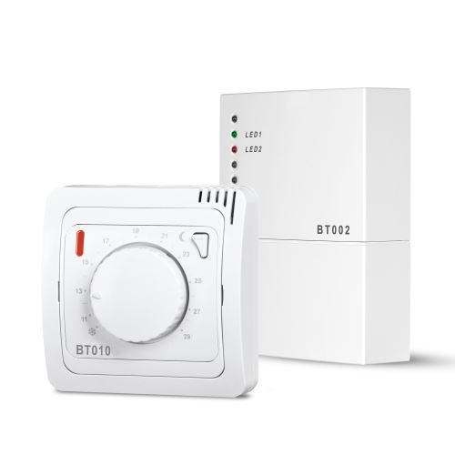 ELEKTROBOCK Bezdrátový termostat BT012termost.bezdr.analog+samouč.kódů  BT012_1