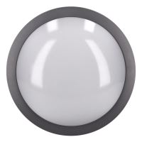 Solight LED venkovní osvětlení se senzorem Siena, šedé, 20W, 1500lm, 4000K, IP54, 23cm (1)