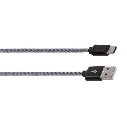 Solight USB-C kabel, USB 2.0 A konektor - USB-C 3.1 konektor, blistr, 1m - SSC1601kabel 