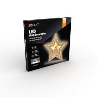 Solight LED nástěnná dekorace vánoční hvězda, 24x LED, 2x AA - 1V261ván.HVĚZDA 24LED 2 (8)