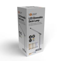 Solight LED stolní lampička, 7W, stmívatelná, změna chromatičnosti, stříbrná barva - W (6)