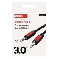 JACK kabel 3,5mm stereo, vidlice - 3,5mm vidlice 3m   SM5003_4 (3)