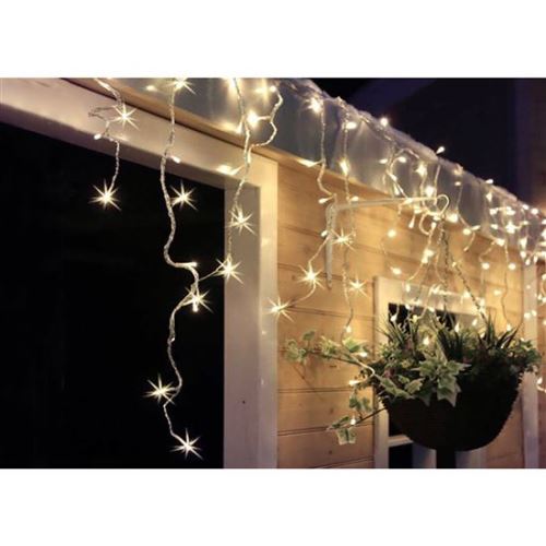 Solight LED vánoční závěs, rampouchy, 360 LED, 9m x 0,7m, přívod 6m, venkovní, teplé bíl