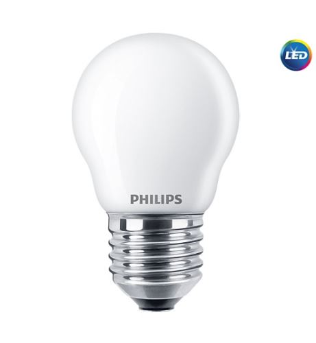 LED žárovka Philips FILAMENT Classic E27 4,3W/40W 2700K 230V P45 FR  P345792LEDž.PH,E27 