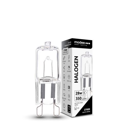 Žárovka halogenová G9 28W ML-HG928W Modee