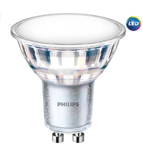 LED žárovka Philips, GU10, 5W, 3000K, úhel 120°  P308756LEDž.PH.GU10 50W/3000K/5W 120° 5