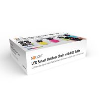 Solight LED smart venkovní řetěz s RGB žárovkami, bluetooth, 15 žárovek, 14m+6m, 10W - (9)