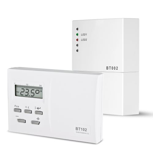 ELEKTROBOCK Bezdrátový termostat BT102termost.bezdr.prog.dig.týden. BT102 RF _1