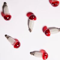 Žárovka Muchomůrka červená 20V/0,1A, Exihand, 1ks