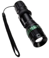 Solight LED kovová svítilna, 150lm, 3W CREE LED, černá, fokus, 3 x AAA - WL09