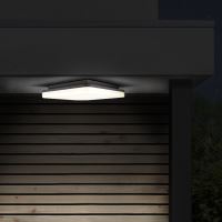 Solight LED venkovní osvětlení, přisazené, čtvercové, IP54, 24W, 1920lm, 4000K, 28cm - (7) (7)