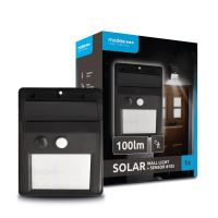Svítidlo solární ML-WS105 LED nástěnné + IR senzor, černé