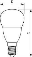 LED žárovka Philips E14 5W 2700K 230V P45 FR   P312647_2 (1)
