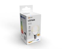 Solight LED žárovka, miniglobe, 4W, E14, 3000K, 340lm, bílé provedení - WZ415-1_2 (1)
