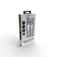 Solight lightning kabel, USB 2.0 A konektor - Lightning konektor, silikon, 2m - SSC150 (2) (2)