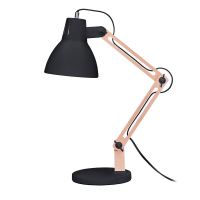 Solight stolní lampa Falun, E27, černá - WO57-B