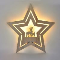 Solight LED nástěnná dekorace vánoční hvězda, 24x LED, 2x AA - 1V261ván.HVĚZDA 24LED 2 (4)