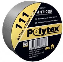 Páska textilní univerzální 48mm/9m POLYTEX 111 stříbrná Anticor