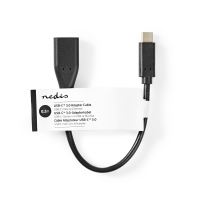 USB Adaptér Typ-C vidlice  / USB-A zásuvka 20cm černý CCGT61710BK02_4