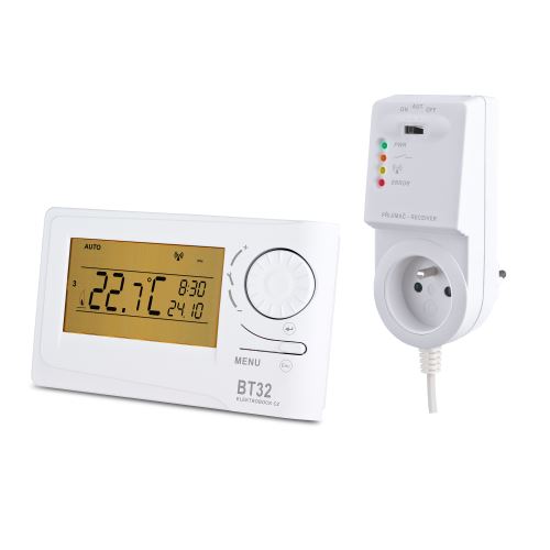 ELEKTROBOCK Bezdrátový termostat BT32termost.bezdr.progr+dig týd BT32_1