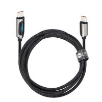 Solight USB-C kabel s displejem, USB-C konektor - USB-C konektor, 100W, 1m - SSC1801_3