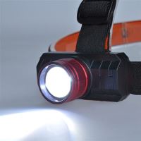 Solight LED čelová nabíjecí svítilna, 3W,150lm, zoom, Li-ion, USB - WN36sv.čel.LED.3W  (2)