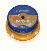 VERBATIM DVD-R 16x/4.7GB 25ks
