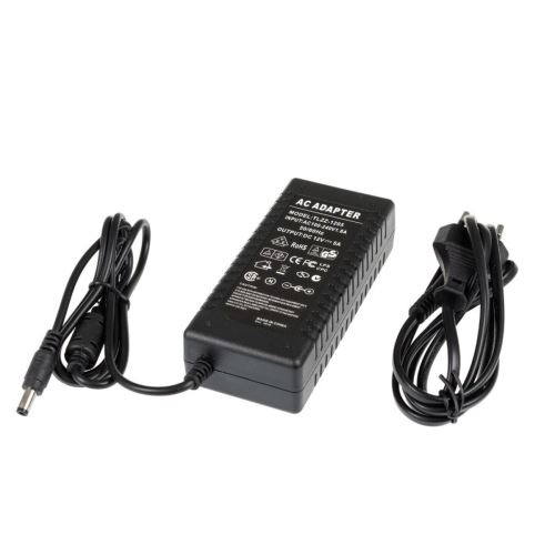 LED zdroj 12V 60W 5A zásuvkový, černý  TLZZ-12V-60W